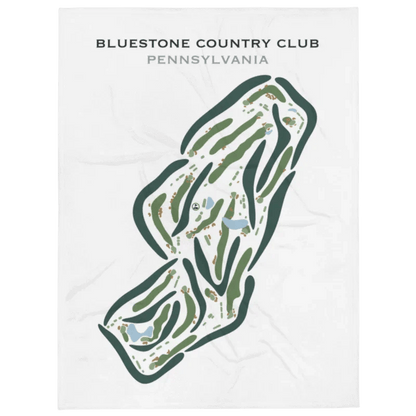 Bluestone Country Club, Pennsylvania - Printed Golf Courses