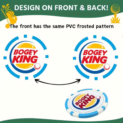 Bogey King Golf Ball Marker - Poker Chip Style
