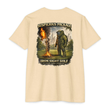 Bomb Squad “Suspicious Package” Golf T-Shirt
