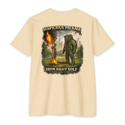 Bomb Squad “Suspicious Package” Golf T-Shirt