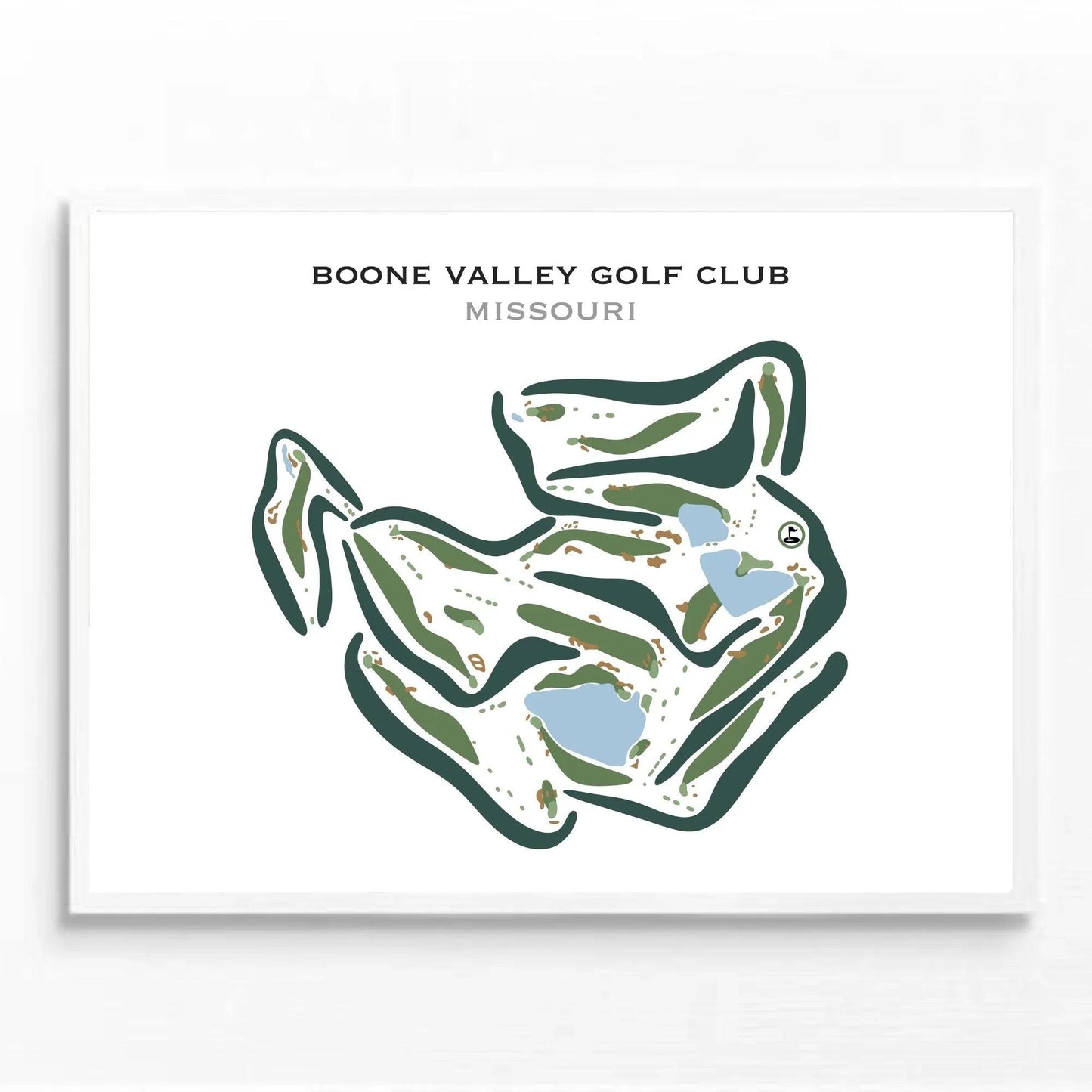 Boone Valley Golf Club, Missouri - Printed Golf Courses