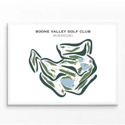 Boone Valley Golf Club, Missouri - Printed Golf Courses