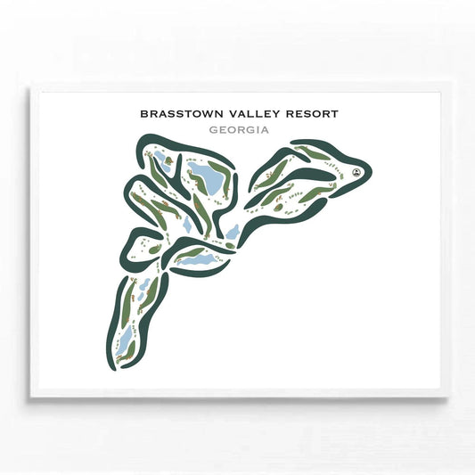Brasstown Valley Resort, Georgia - Printed Golf Courses