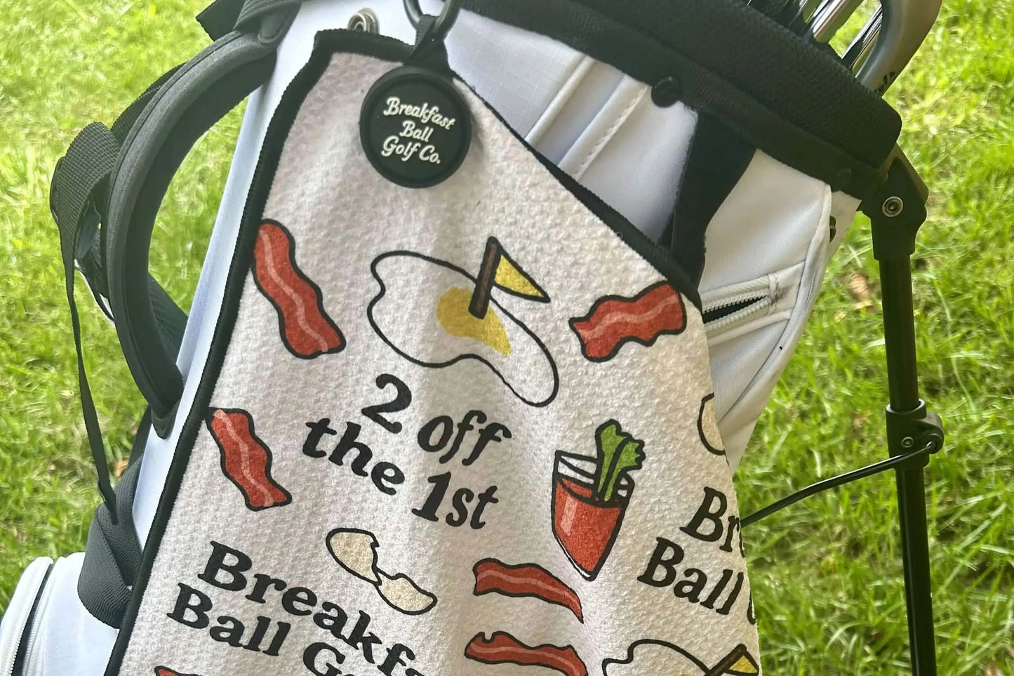 Breakfast Ball Magnetic Golf Towel