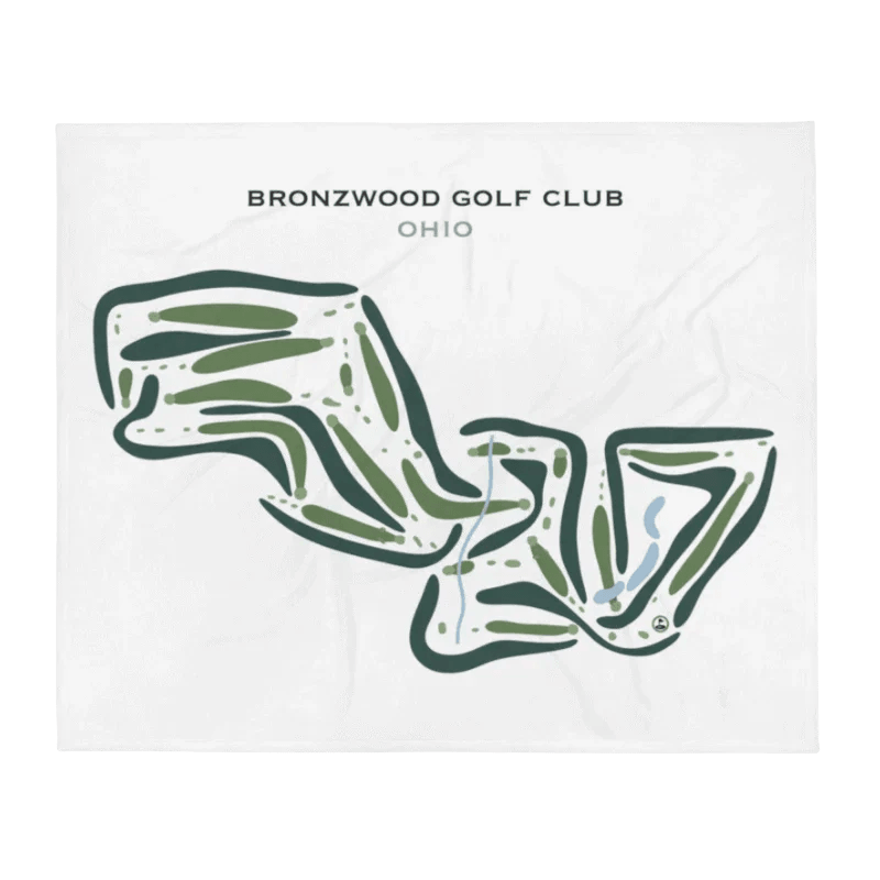 Bronzwood Golf Club, Ohio - Printed Golf Courses