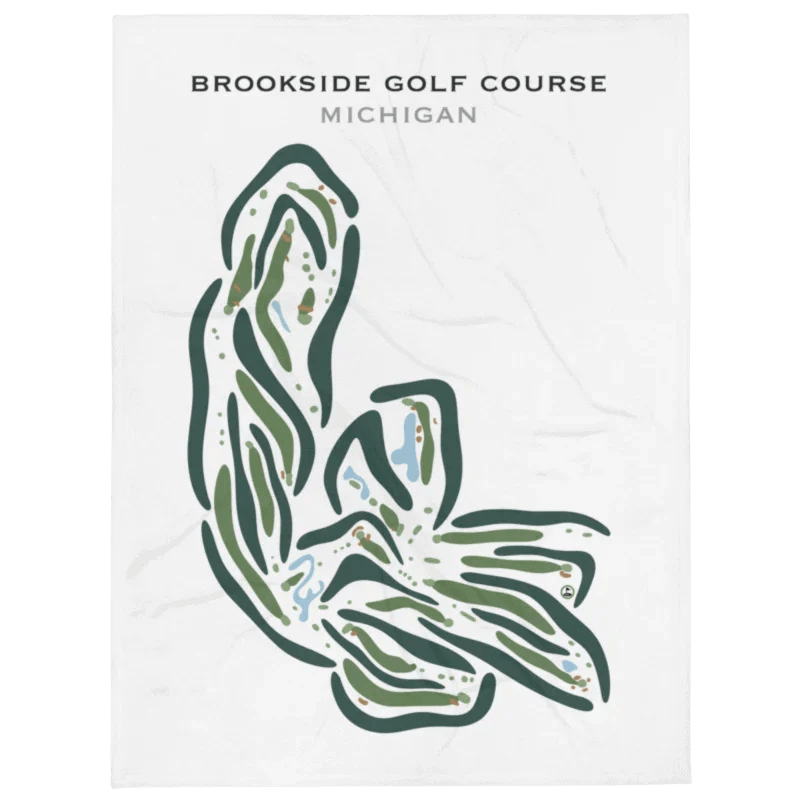 Brookside Golf Course, Michigan - Printed Golf Courses
