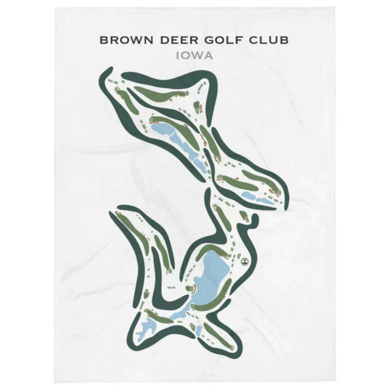 Brown Deer Golf Club, Iowa - Printed Golf Courses