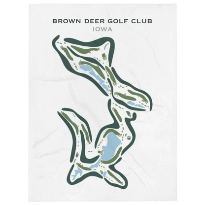 Brown Deer Golf Club, Iowa - Printed Golf Courses