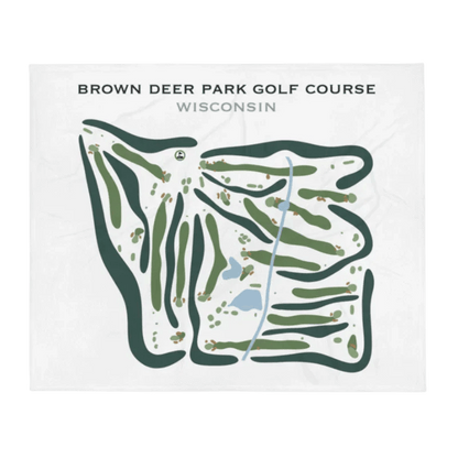 Brown Deer Park Golf Course, Wisconsin - Printed Golf Courses