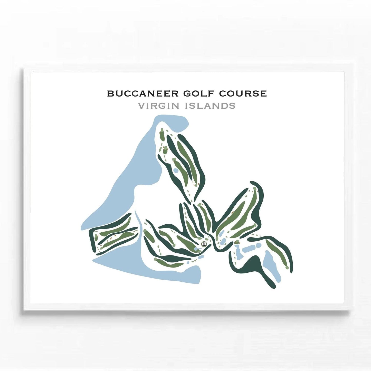 Buccaneer Golf Course, Virgin Islands - Printed Golf Courses