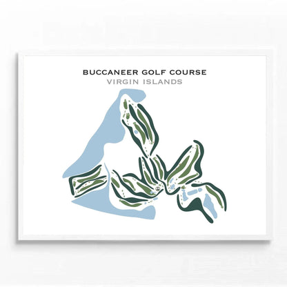 Buccaneer Golf Course, Virgin Islands - Printed Golf Courses