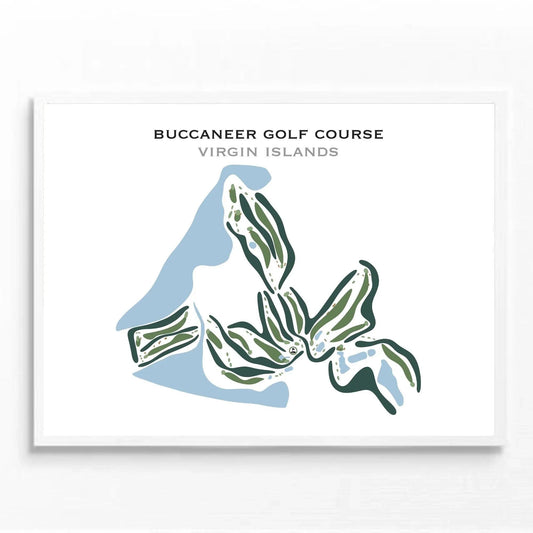 Buccaneer Golf Course, Virgin Islands - Printed Golf Courses