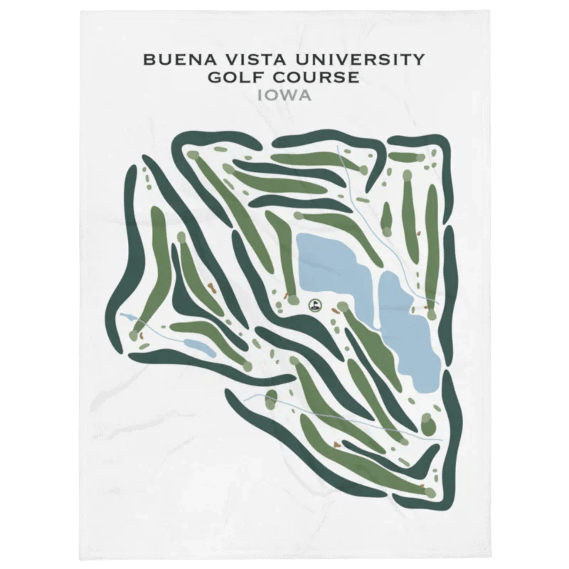 Buena Vista University Golf Course, Iowa - Printed Golf Courses