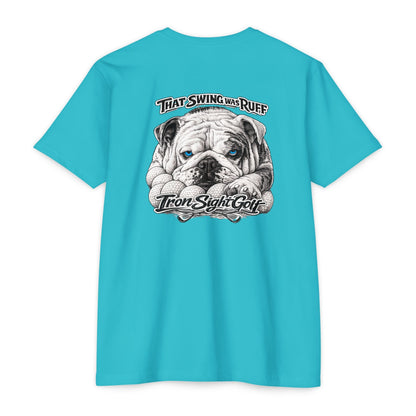 That Swing Was Ruff Bulldog Golf T-Shirt — Iron Sight Golf
