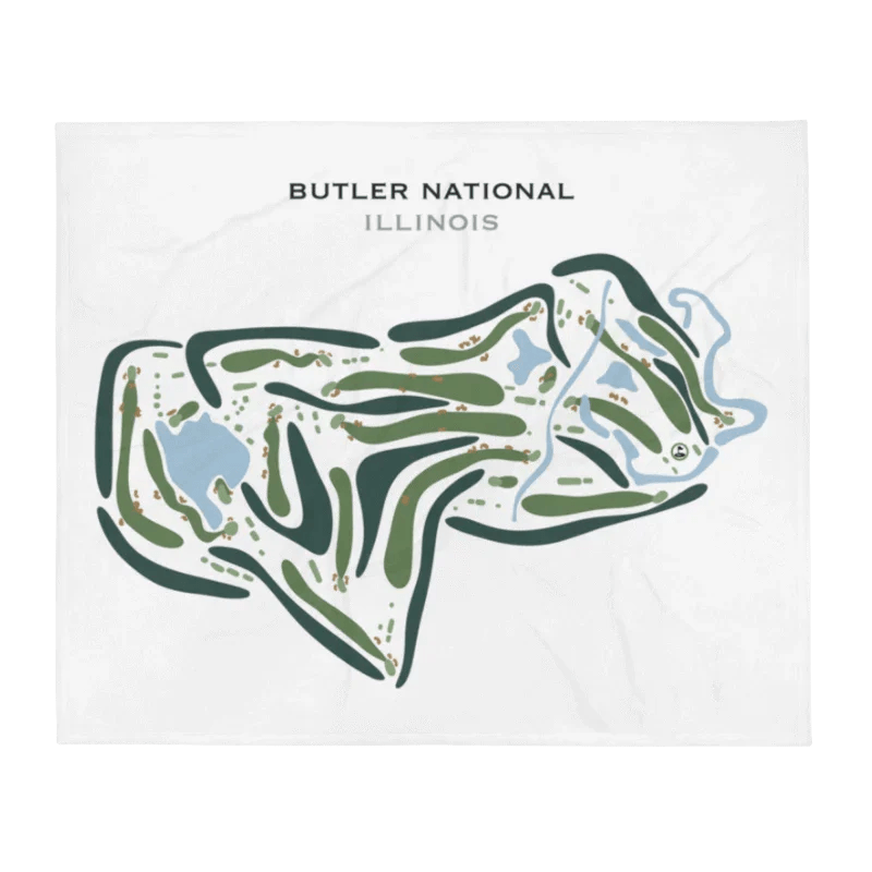 Butler National Golf Club, Illinois - Printed Golf Courses