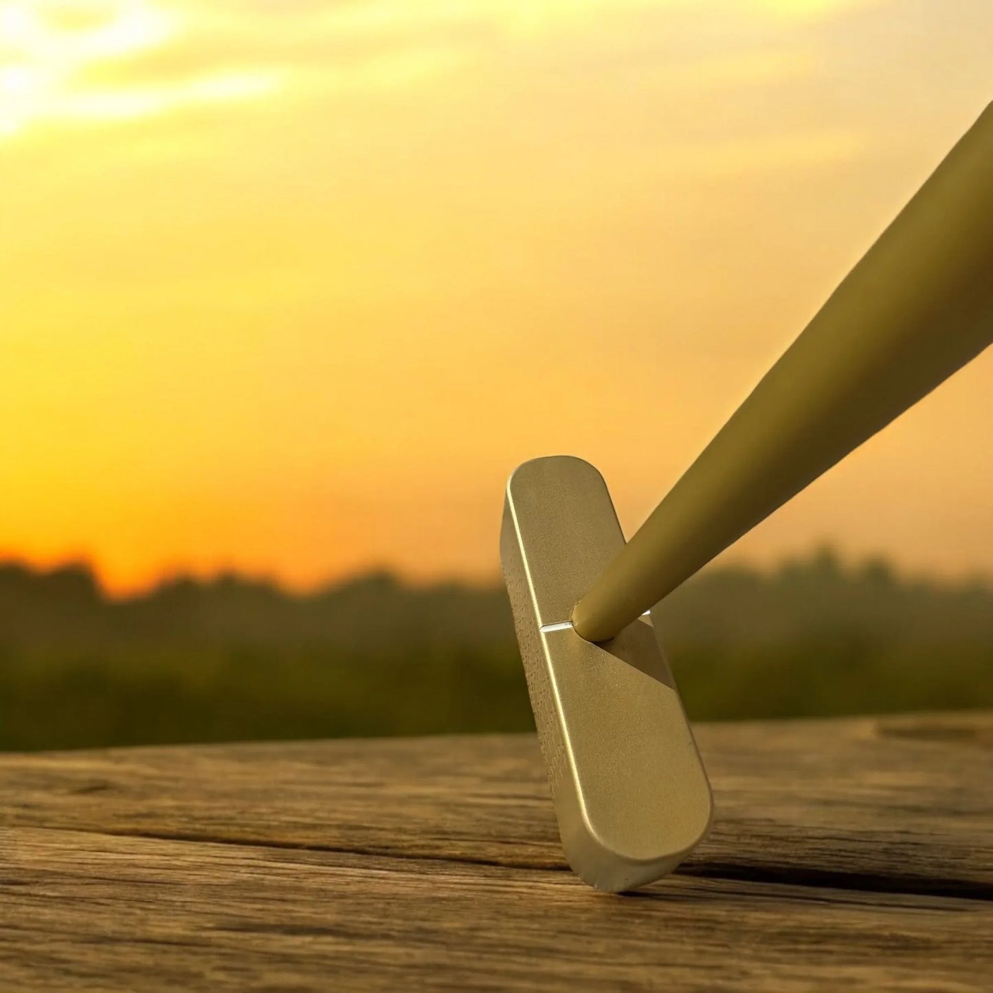 Lombardi Golf Custom Gold Blocstar Blade Golf Putter - GOLF LEAGUE