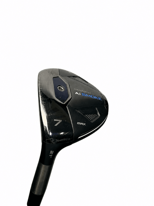 Callaway Paradym Ai Smoke Max 7 Wood 21° HZRDUS 60g 6.0 Stiff LH Used