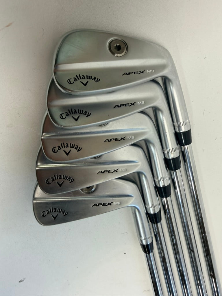 Callaway Apex MB 2021 Irons 6-PW Dynamic Gold S300 Stiff Golf Pride RH (Used)