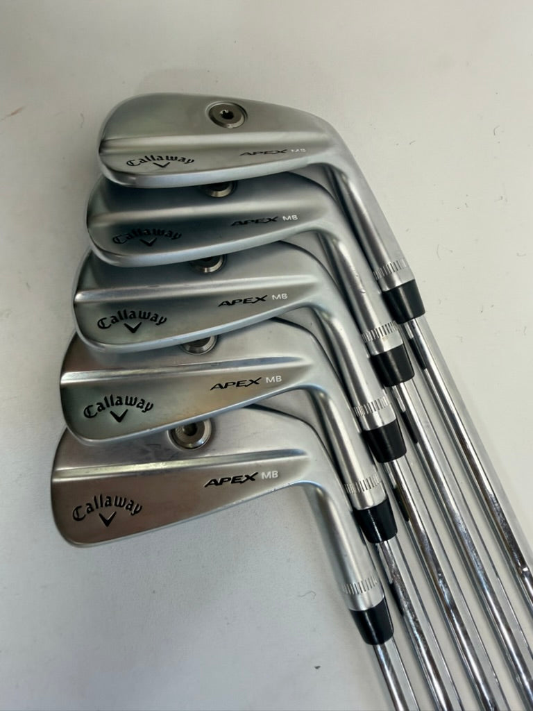 Callaway Apex MB 2021 Irons 6-PW Dynamic Gold S300 Stiff Golf Pride RH (Used)
