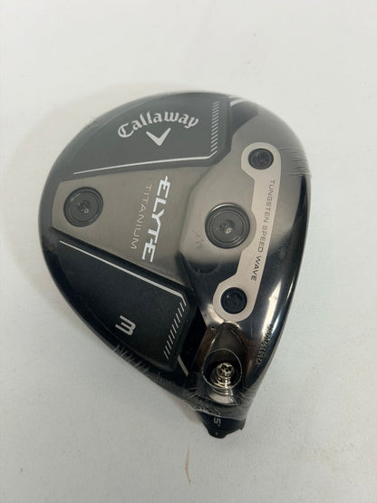 Callaway Elyte Titanium 3 Wood Head Only 15° RH Brand New + Headcover