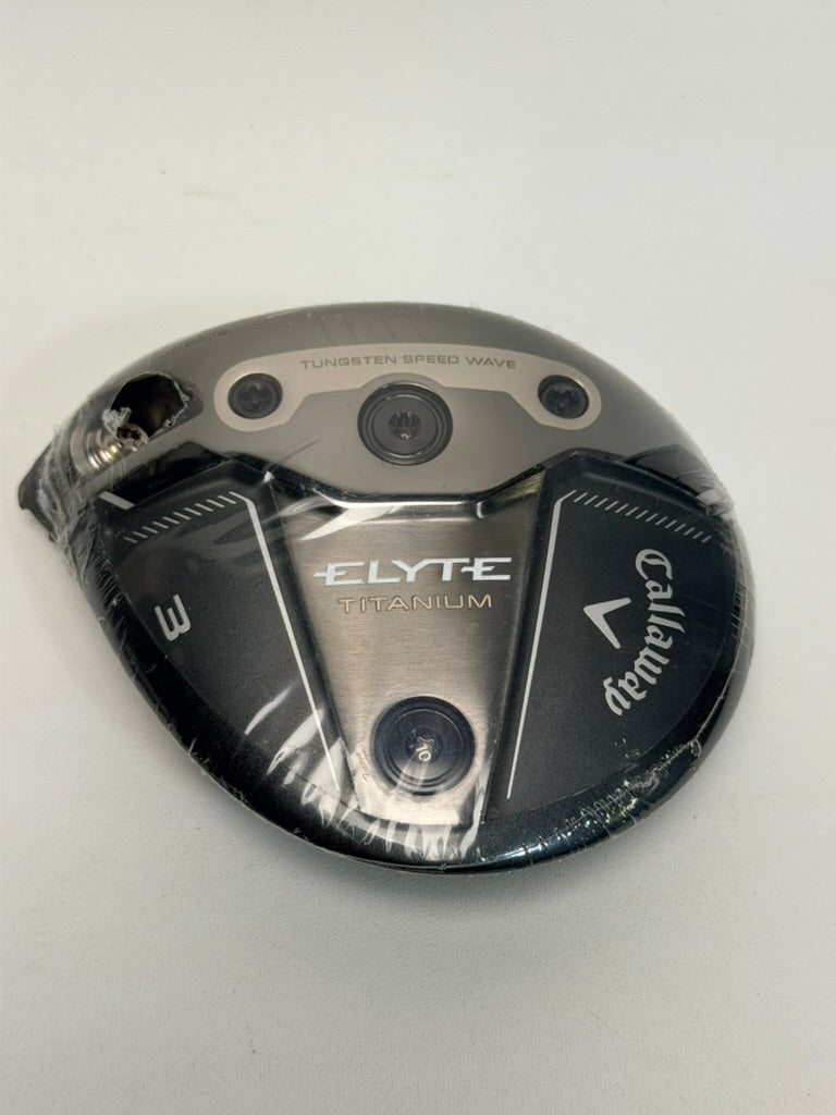 Callaway Elyte Titanium 3 Wood Head Only 15° LH Brand New + Headcover