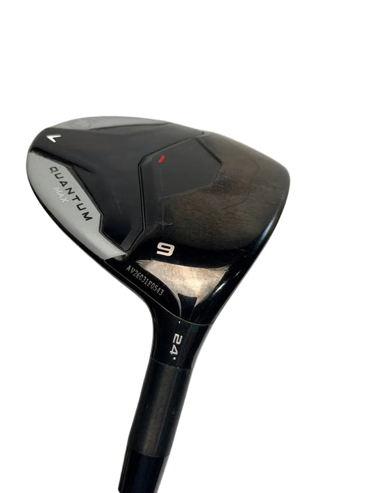 Callaway Quantum Max 9 Wood 24° RH Denali Charcoal 70g 6.0 Stiff Used