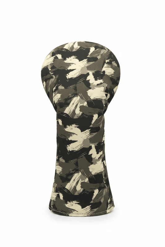 Camo Golf Headcover | Rugged Woodland Pattern + Soft-Lined Protection