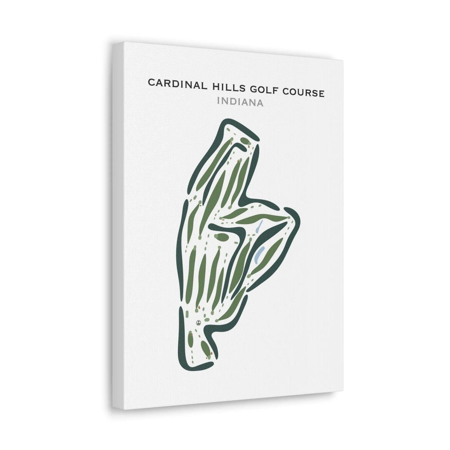 Cardinal Hills Golf Course, Indiana - Printed Golf Courses
