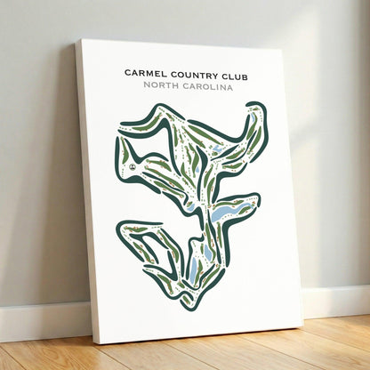 Carmel Country Club, North Carolina - Printed Golf Courses