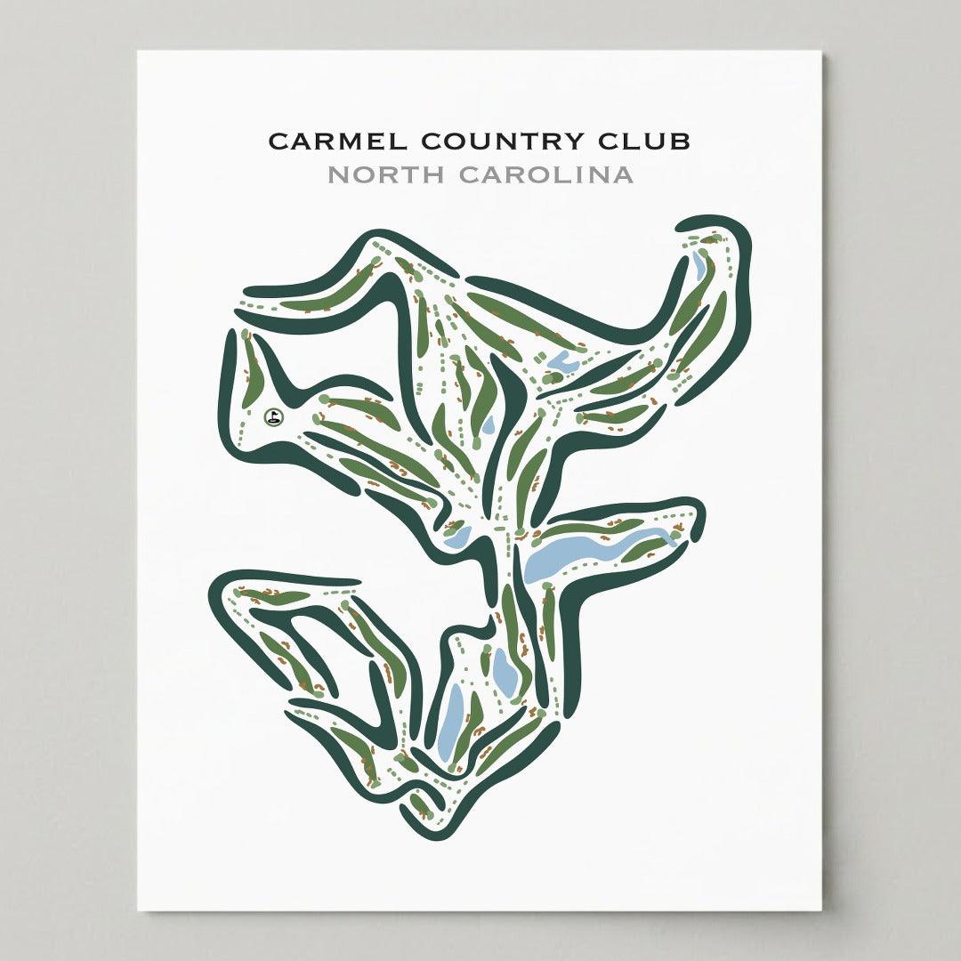 Carmel Country Club, North Carolina - Printed Golf Courses