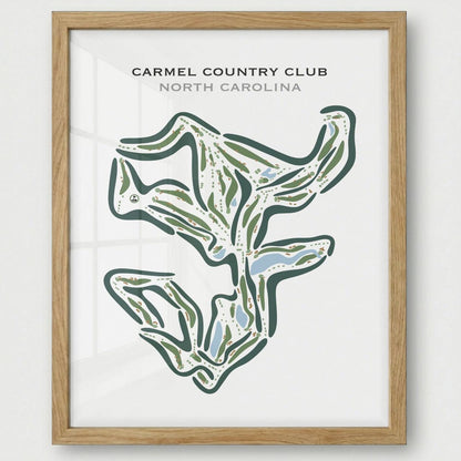 Carmel Country Club, North Carolina - Printed Golf Courses