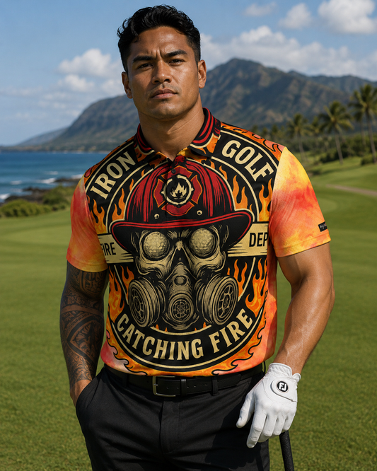 Catching Fire Performance Golf Polo