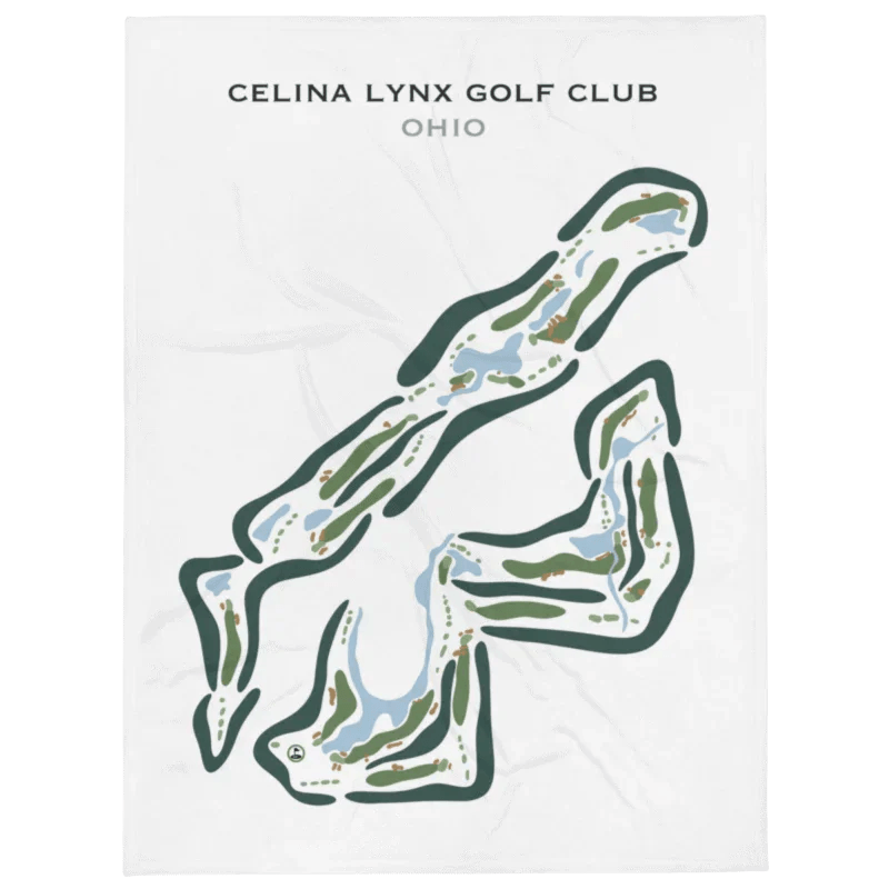 Celina Lynx Golf Club, Ohio - Printed Golf Courses