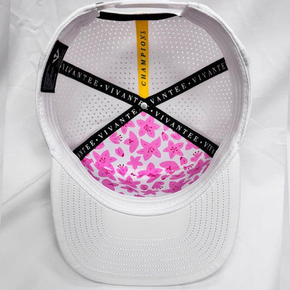 Flat Bill 6 Panel Golf Hat