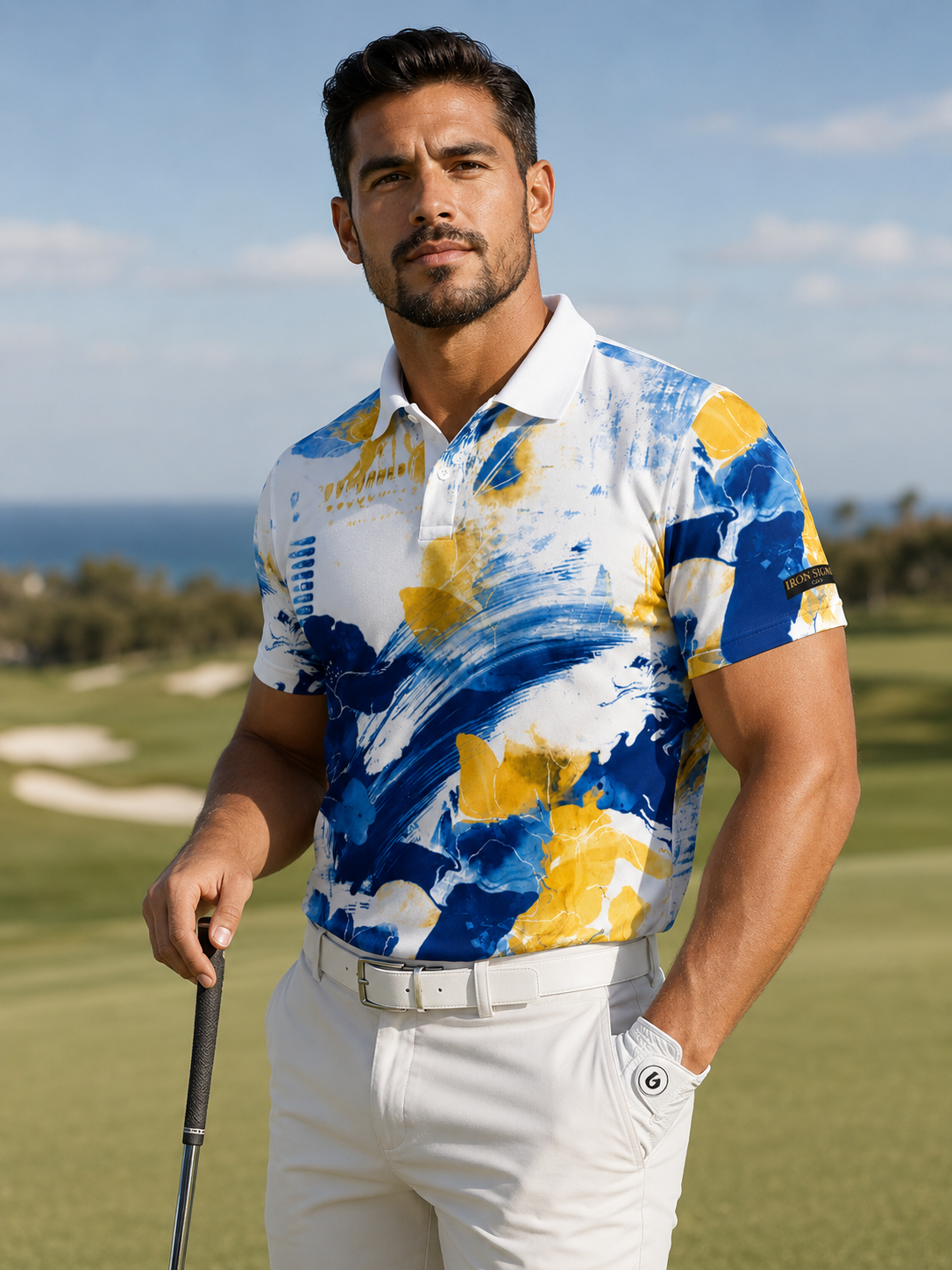 Charged Up Performance Golf Polo