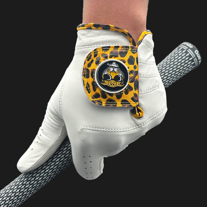 Chelsea Cheetah | Men's White Golf Glove
