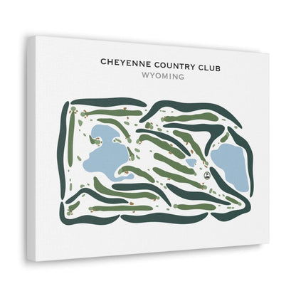 Cheyenne Country Club, Wyoming - Printed Golf Courses