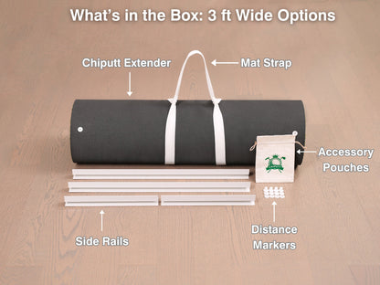 The Chiputt Tour‑Grade Premium Putting Mat Extender