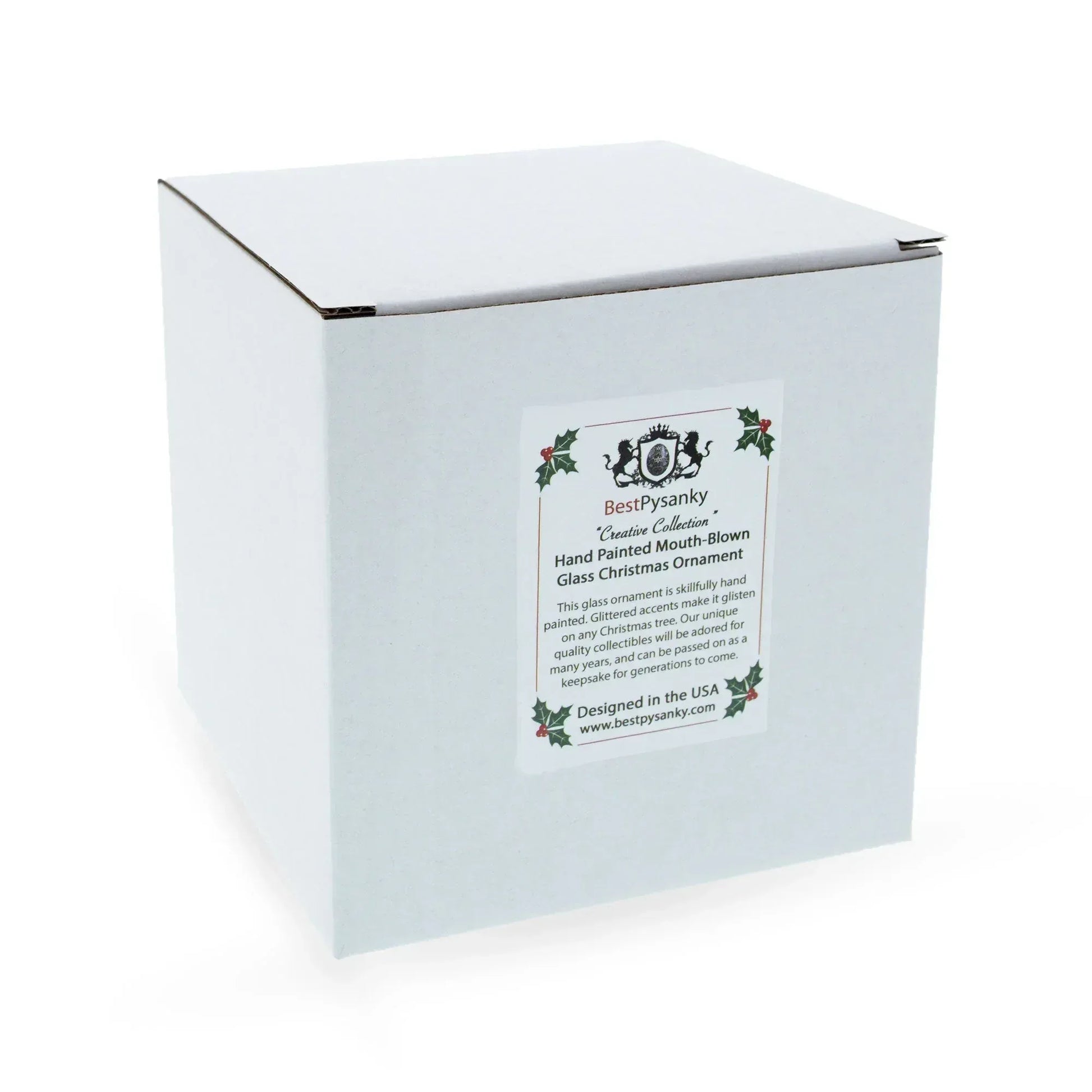 Golden Golf Bag Glass Christmas Ornament - GOLF LEAGUE