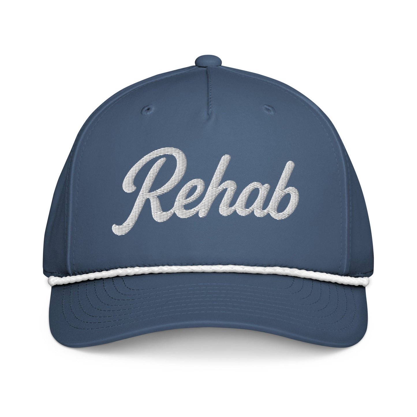 White Rehab Classic rope cap
