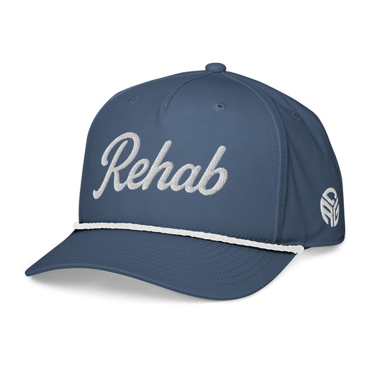 White Rehab Classic rope cap