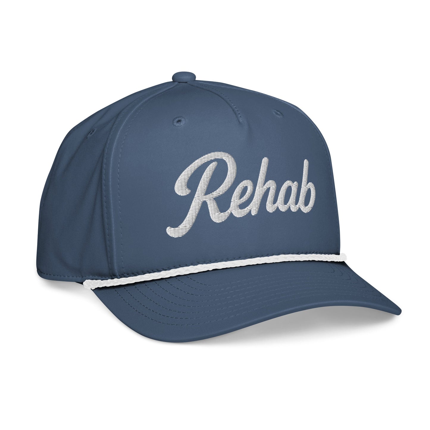 White Rehab Classic rope cap