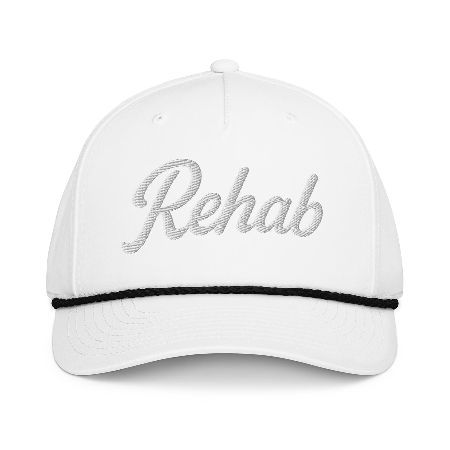White Rehab Classic rope cap