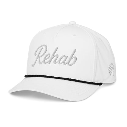White Rehab Classic rope cap
