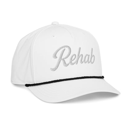 White Rehab Classic rope cap