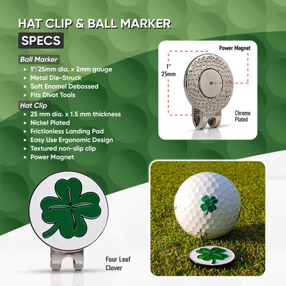 Clover Hat Clip Ball Marker Set