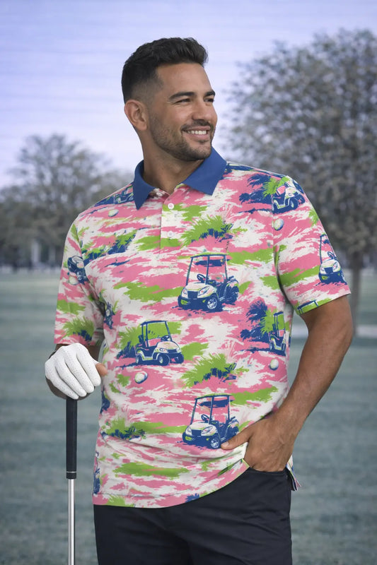 Coastal Cart-Run Performance Golf Shirt