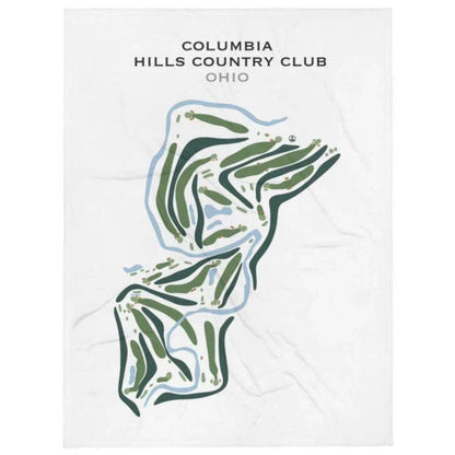 Columbia Hills Country Club, Ohio - Printed Golf Courses