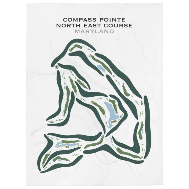 Compass Pointe North East Course, Maryland - Printed Golf Courses