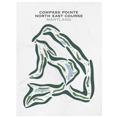 Compass Pointe North East Course, Maryland - Printed Golf Courses